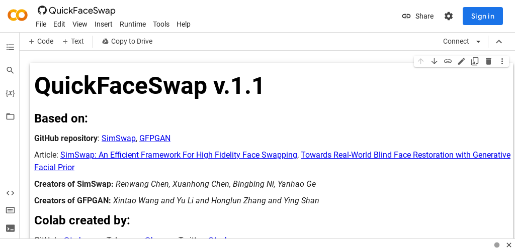 DeepFake video: FaceSwap